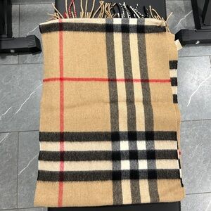 Burberry Check Cashmere Scarf